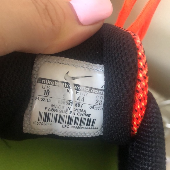 Nike Men's Air Zoom Structure 19 Running Shoes-Crimson/Volt/Black - Picture 9 of 13